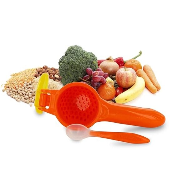 Onbibaby Other - Onbi Baby SMASH - Baby Food Press (Orange)